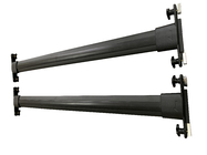 อลูมิเนียมอัลลอยด์สีดำรถแร็คครอสบาร์ B064 สำหรับเล็กซัส Rx350 2010 - 2015